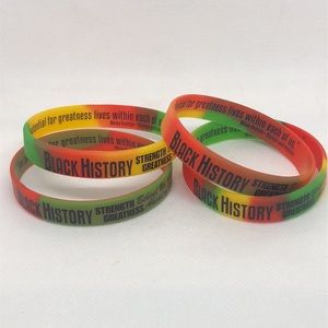 Black History Bracelets strength, greatness, behind us ahead of us Set of 4 NEW